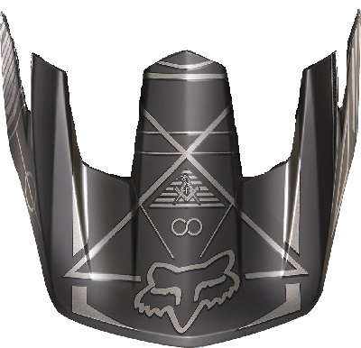 RAMPAGE COMP PRIORI HLMT VISOR [BLK]    MTB16