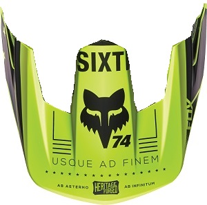 RAMPAGE COMP SP16 VISORS [FLO YLW]      MTB16