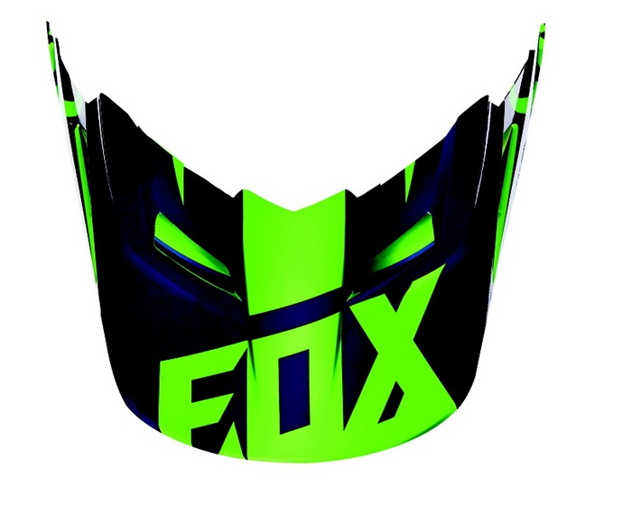 MX16 V1 HELMET VISOR-RACE [FLO GRN] M/L MX16