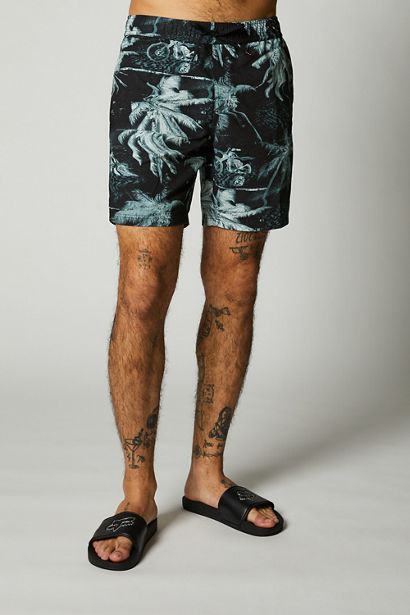 BAD TRIP BOARDSHORT 18" [BLK] S         SP21 LFS