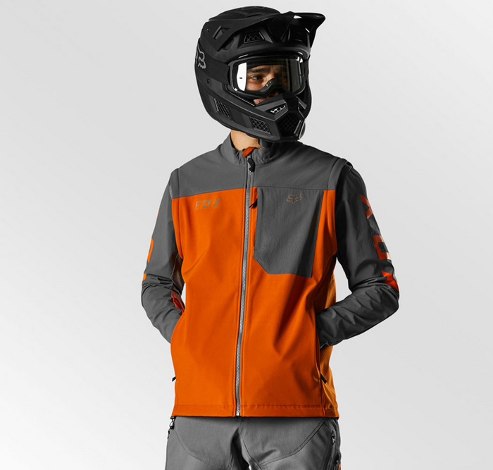 LEGION SOFTSHELL JACKET [BRNT ORG] 2X - second image