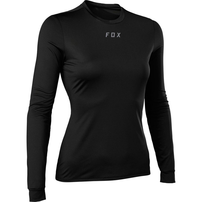 W TECBASE LS SHIRT [BLK] L