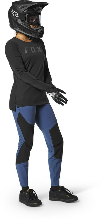W FLEXAIR PRO LS JERSEY [BLK] XS - second image