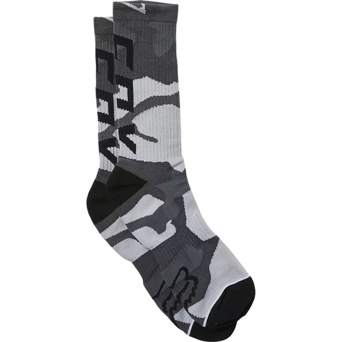 CAMO CUSHIONED CREW SOCK [BLK CAM] S/M