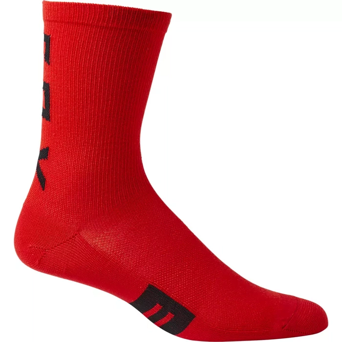 6" FLEXAIR MERINO SOCK [FLO RED] L/XL - second image