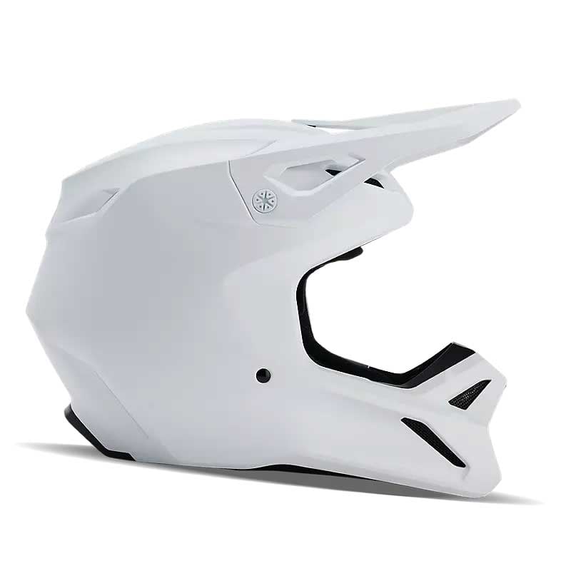 V1 SOLID MOTOKROS ČELADA FOX, DOT/ECE [WHT]-White-M