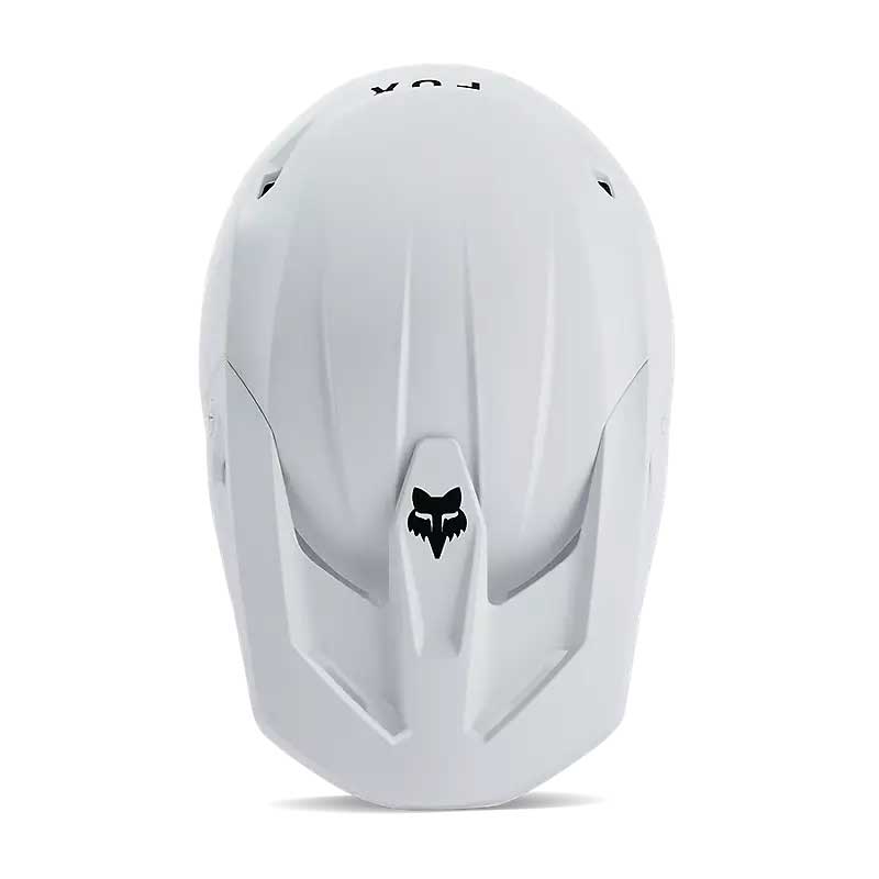V1 SOLID MOTOKROS ČELADA FOX, DOT/ECE [WHT]-White-XXL - second image