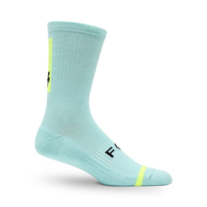 8" DEFEND SOCK [LT BLU] S/M