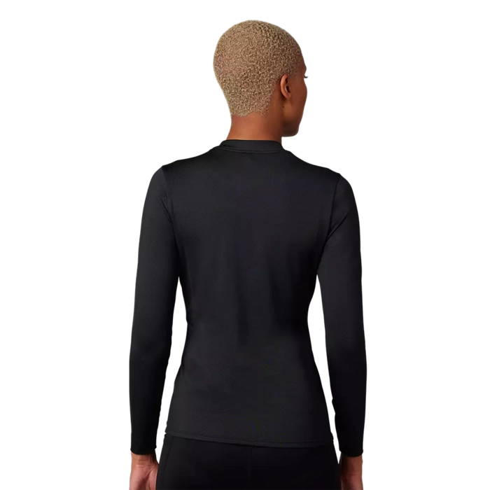 W TECBASE FIRE LS SHIRT [BLK] XS - second image