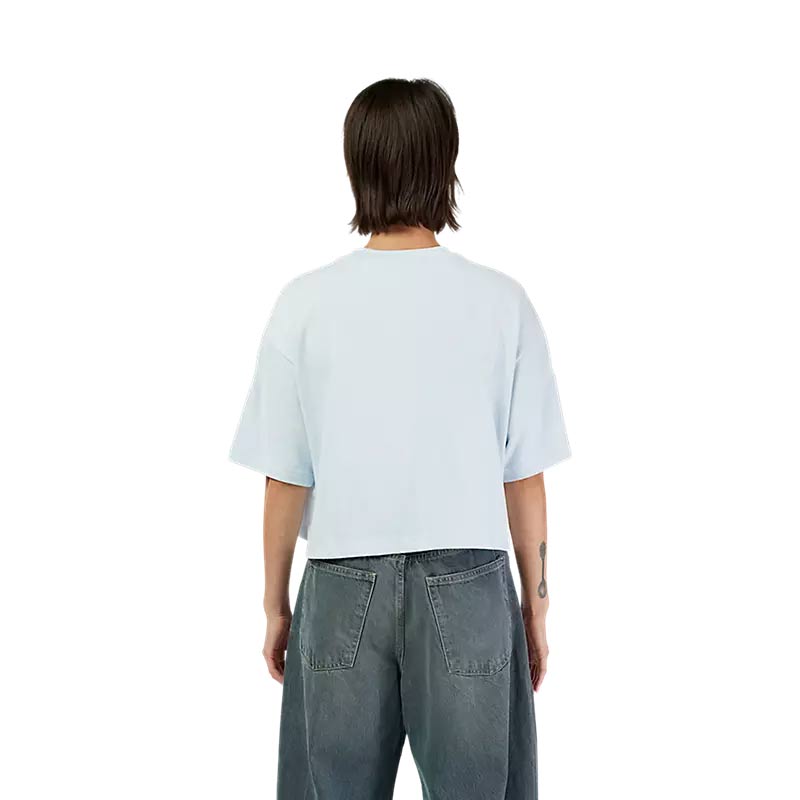 W WORDMARK OS CROP TEE [PL BLU] XS - second image