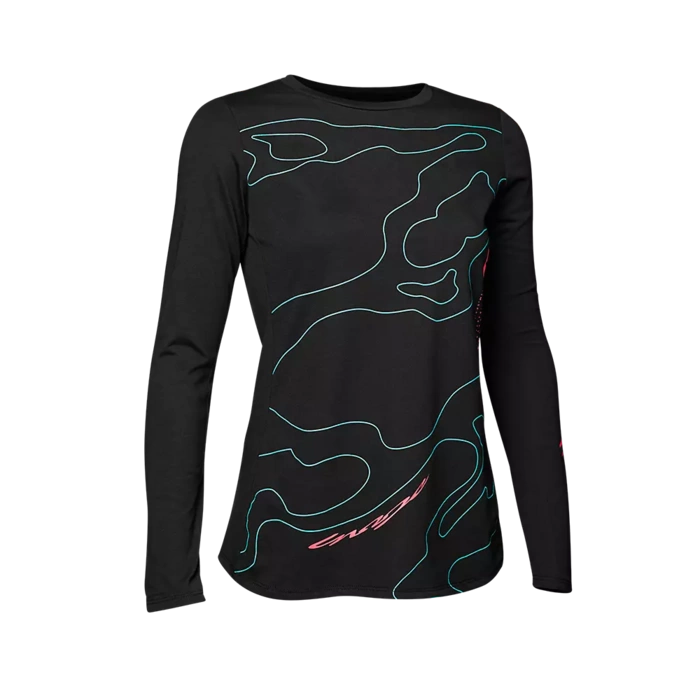 W RANGER MID LS JERSEY LUNAR [BLK] M
