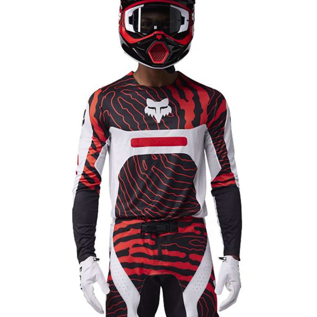 FLEXAIR IMPRESSION MOTOKROS HLAČE/MOTOKROS MAJICA FOX [WHT]