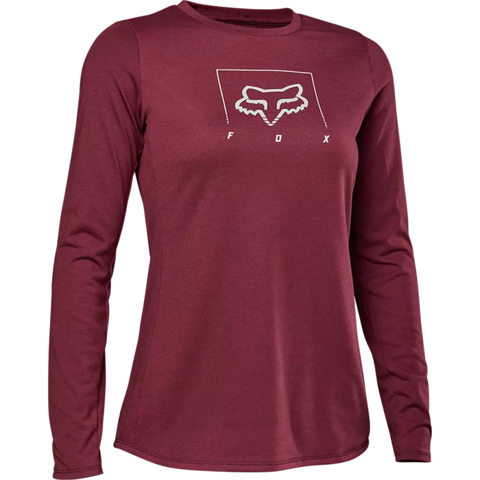 W RANGER DR MID LS JERSEY [DRK MRN] M