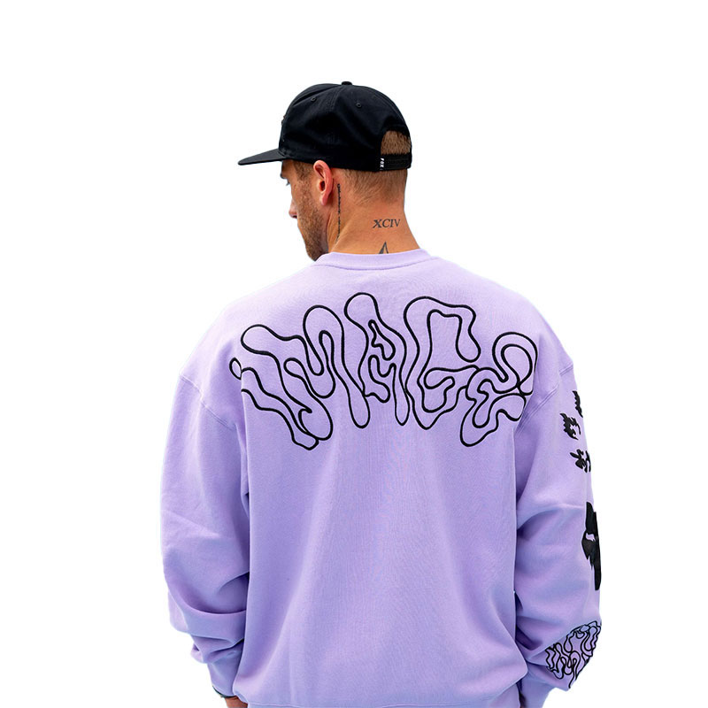 HELLO FUTURE OVERSIZED FLC CREW [LIL] S - second image