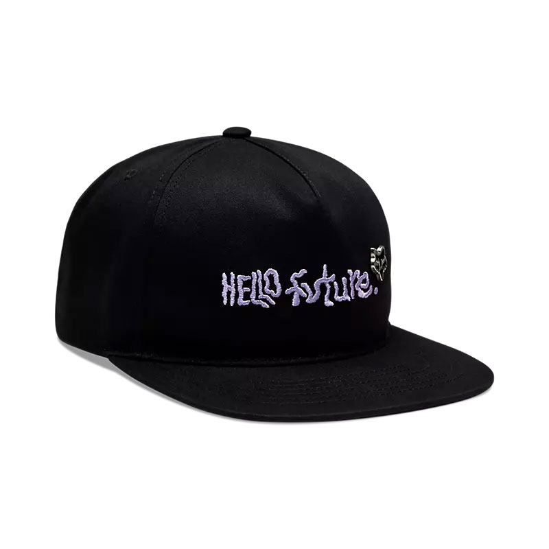 HELLO FUTURE SNAPBACK HAT [BLK] OS