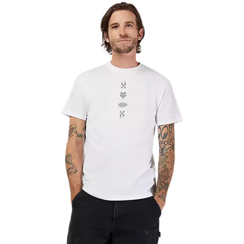 CHECKERED SS PREM TEE [OPT WHT] S