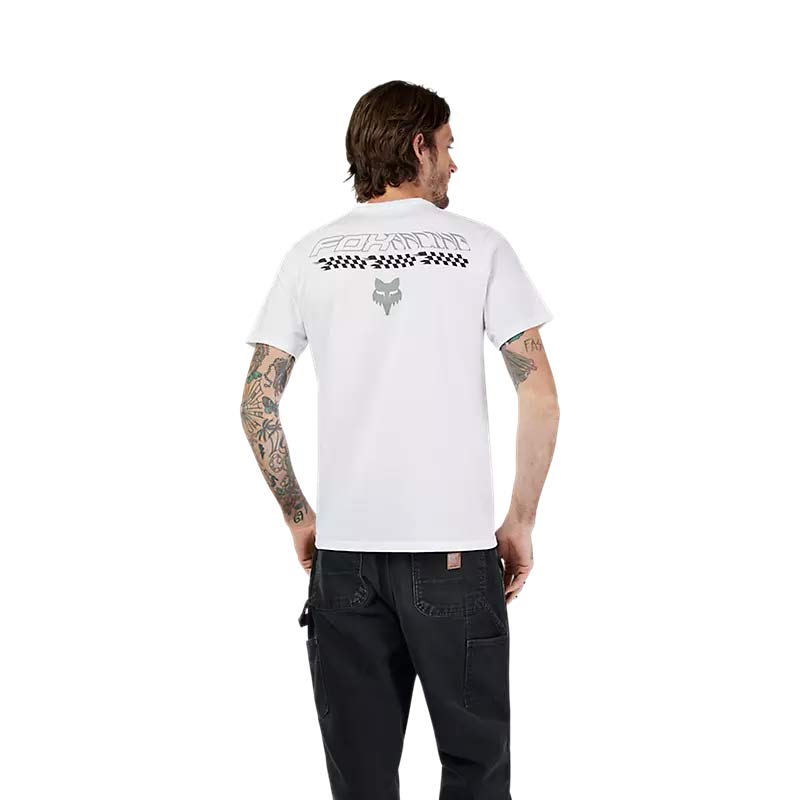 CHECKERED SS PREM TEE [OPT WHT] S - second image