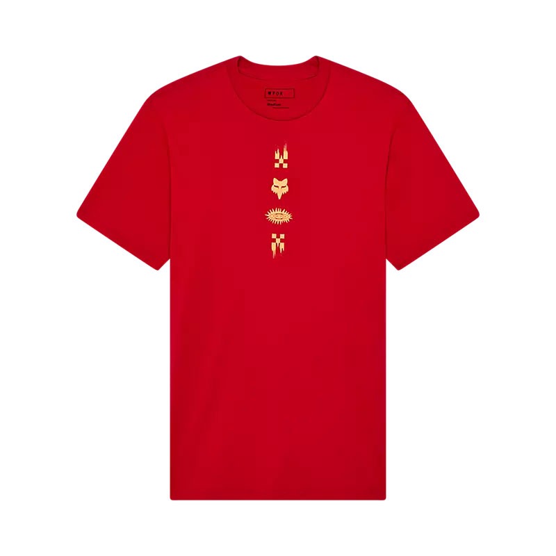 CHECKERED SS PREM TEE [CRDNL] L