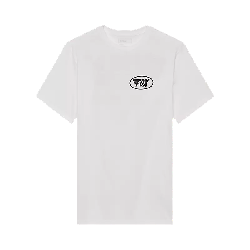 FOX WING SS PREM TEE [OPT WHT]-S-White