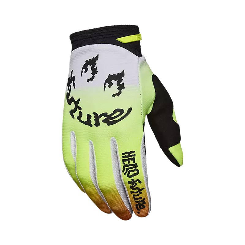 180 HELLO FUTURE GLOVE [WHT/YLW]  S