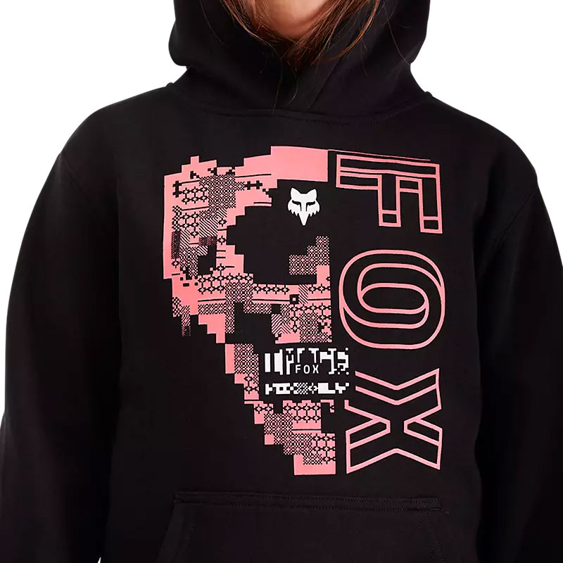 YTH IMAGE SKULL FLEECE PO [BLK] YS - second image