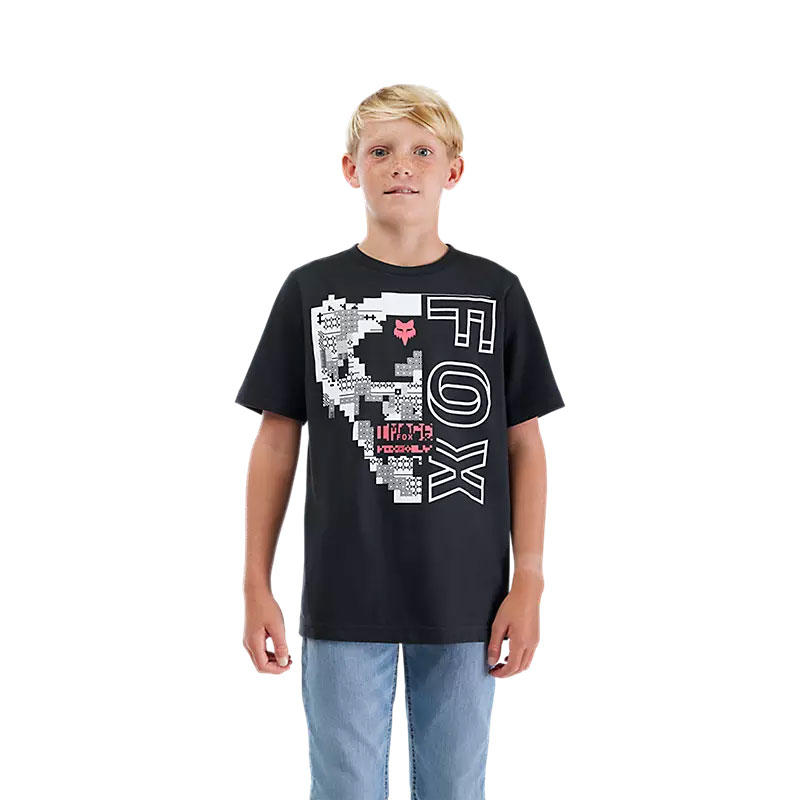 YTH IMAGE SKULL SS TEE [BLK] YS