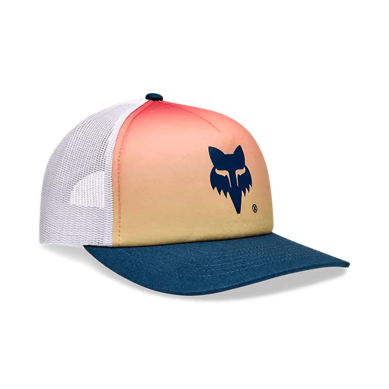 W ELEVATED TRUCKER HAT [BLD ORG] OS