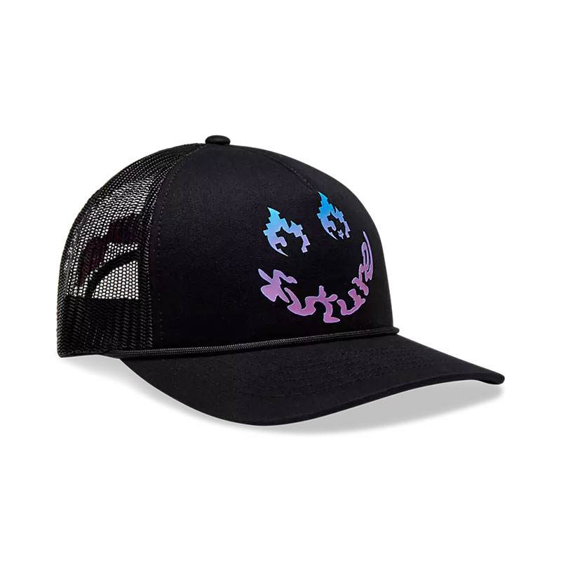 W HELLO FOX TRUCKER HAT [BLK] OS
