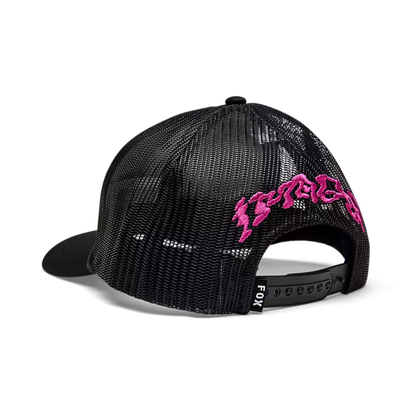 W HELLO FOX TRUCKER HAT [BLK] OS - second image