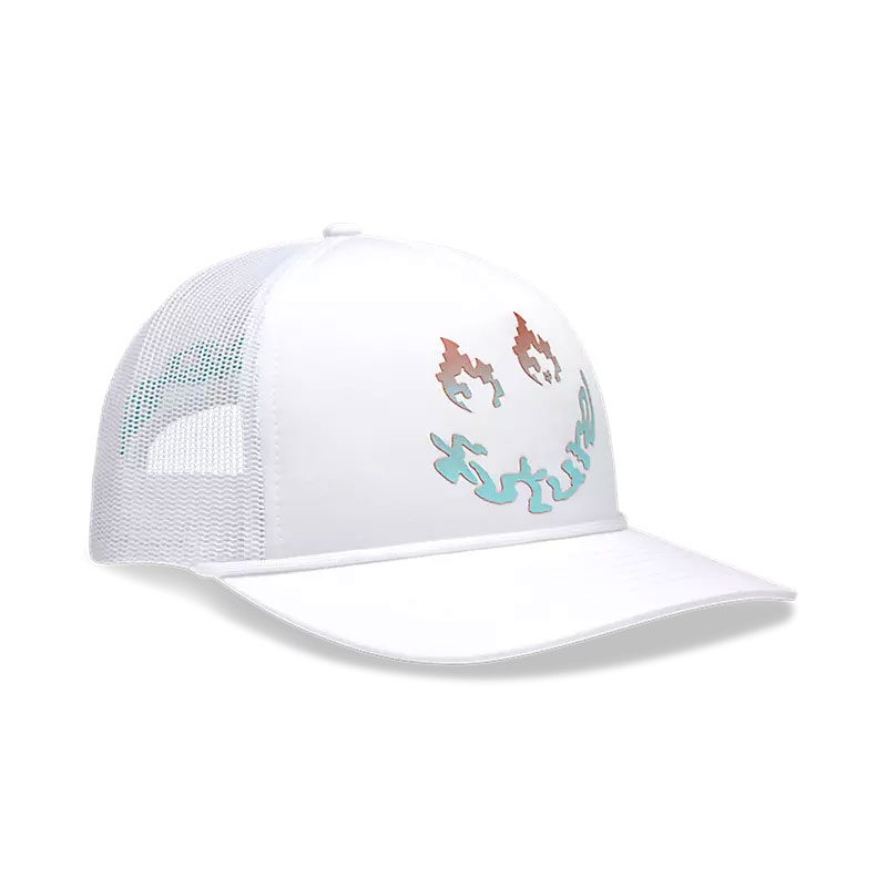 W HELLO FOX TRUCKER HAT [WHT] OS