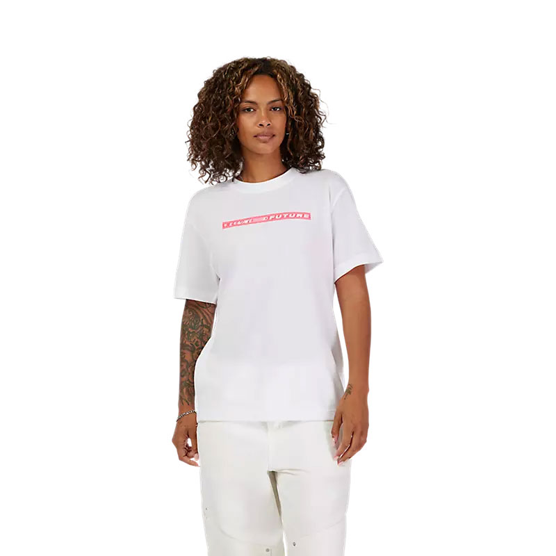 W ELEVATED SS TEE [WHT] XS