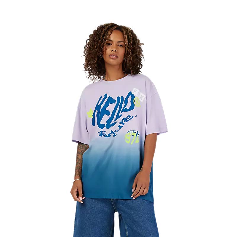 W HELLO FUTURE OVERSIZED TEE [LIL] XS