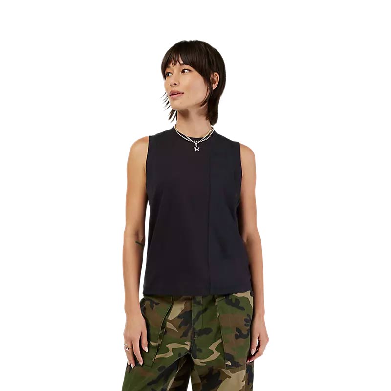 W MOTO-X BLOCKED TANK [BLK] XS