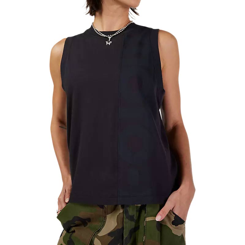 W MOTO-X BLOCKED TANK [BLK] XS - second image