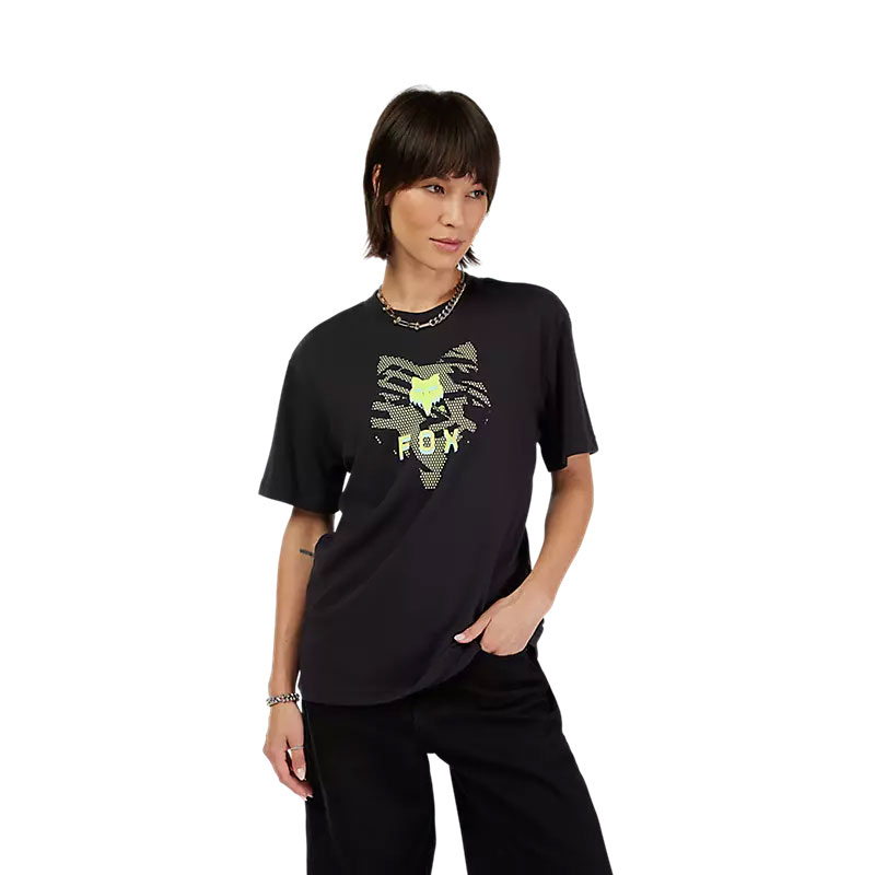W ELEVATED SS TEE [BLK] XS