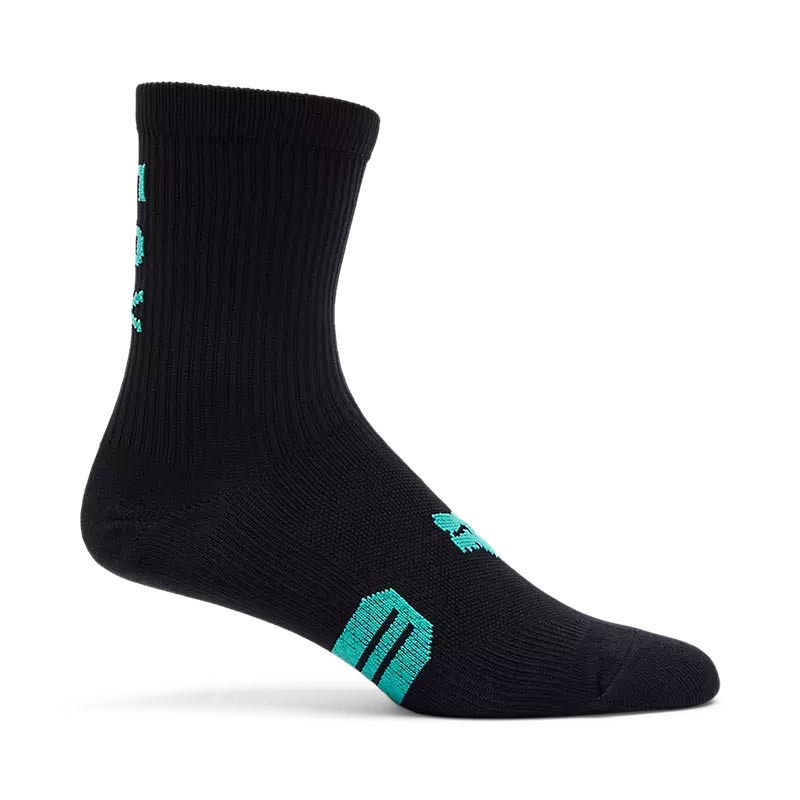 6" RANGER SOCK SG [BLK/AQU] XS/S