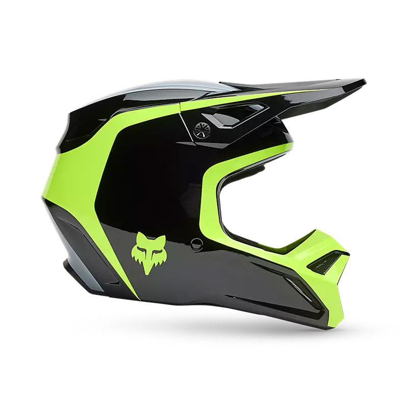 V1 FLOW HELMET [BLK/YLW] 2X