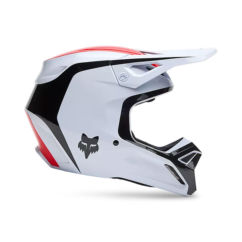 V1 FLOW HELMET [WHT/RD] M