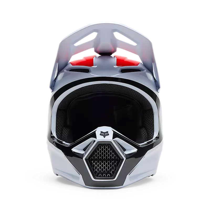 V1 FLOW HELMET [WHT/RD] M - second image