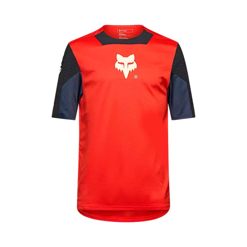 DEFEND SS JERSEY ELEVATED-Red-M