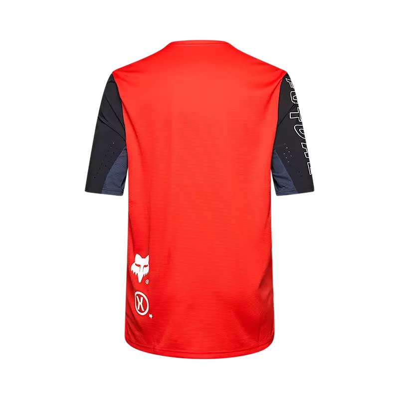 YTH DEFEND SS JERSEY ELEVATED [FLO RED]-Red-L - second image