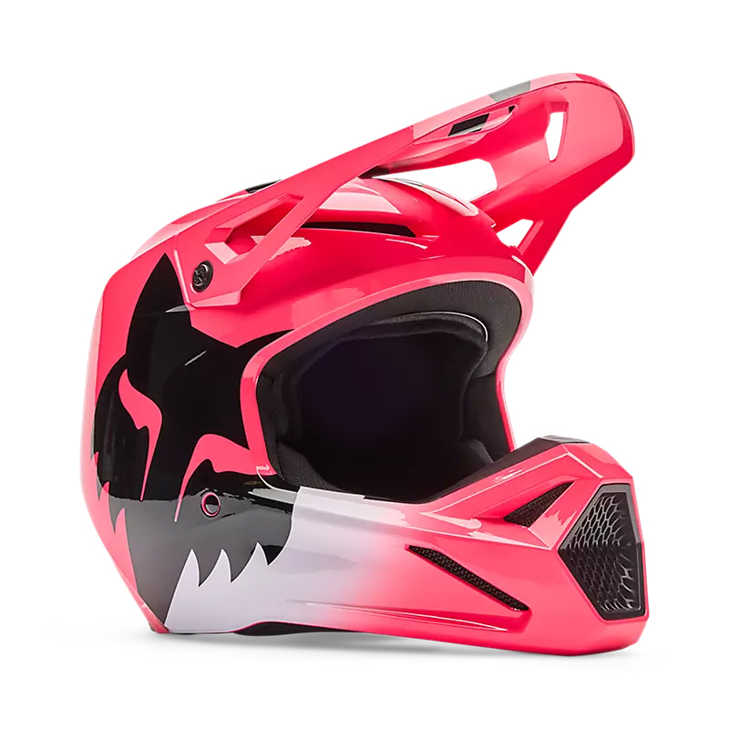 V1 SHIELD MOTOKROS ČELADA FOX -Pink-XS - second image