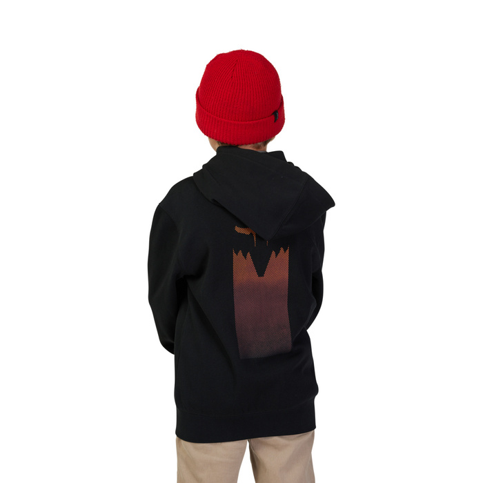 YTH FLORA FLEECE ZIP [BLK] YL - second image