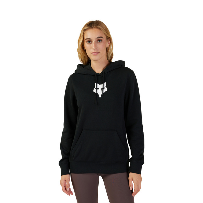 W FOX HEAD FLEECE PO [BLK] L