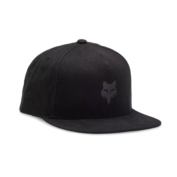 FOX HEAD SNAPBACK HAT [BLK/CHAR] OS