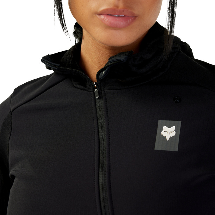 W DEFEND THERMAL HOODIE [BLK] XS - second image