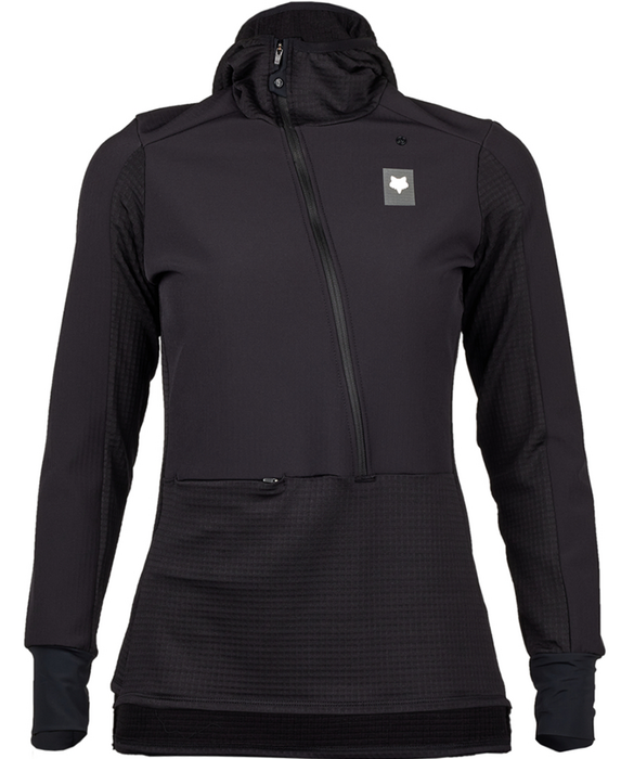 W DEFEND THERMAL HOODIE [BLK] XS