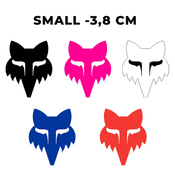 FOX HEAD 1.5" (3,8cm) [BLK] - second image