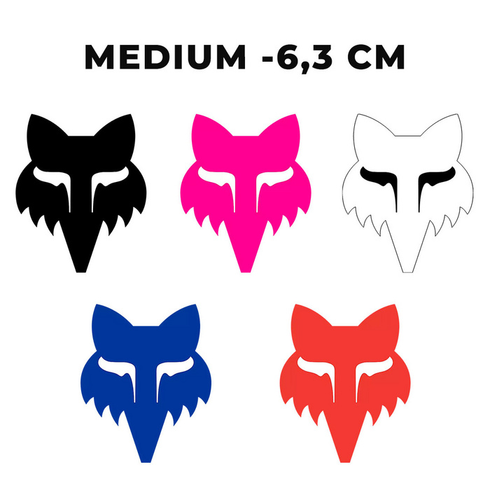 FOX HEAD 2.5" (6,3 cm) [BLK] - second image