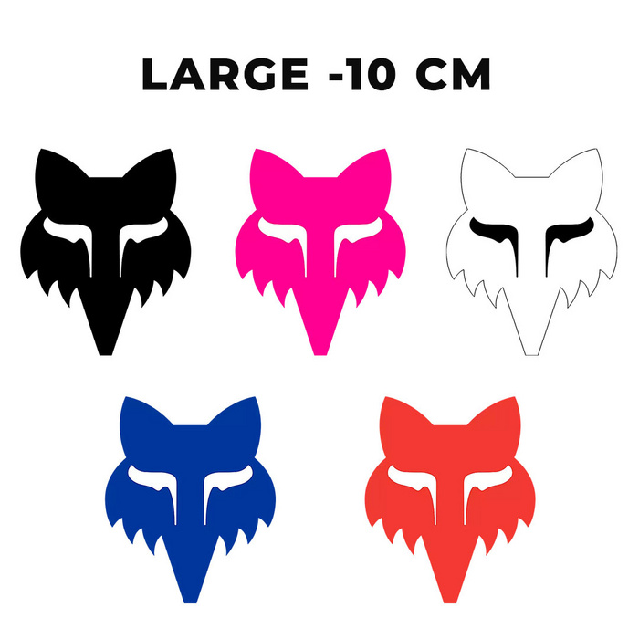 FOX HEAD 4" (10 cm) [BLK] - second image
